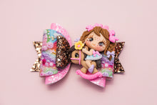 Load image into Gallery viewer, Girl on Rocking Horse 4.5 inch (11.4cm) Maria Clay Bow