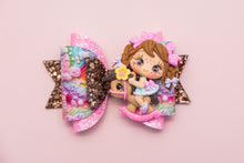 Load image into Gallery viewer, Girl on Rocking Horse 4.5 inch (11.4cm) Maria Clay Bow