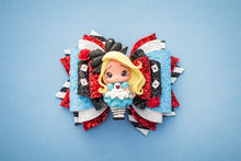 Load image into Gallery viewer, Curiouser and Curiouser 4.5inch (11.4cm) Signature Bow