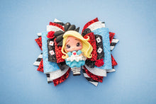 Load image into Gallery viewer, Curiouser and Curiouser 4.5inch (11.4cm) Signature Bow