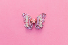 Load image into Gallery viewer, Pink Floral Butterfly 3.5inch (8.9cm) Butterfly Bow