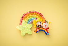 Load image into Gallery viewer, Rainbow Girl 3.5inch (9cm) Hair Clip