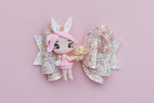 Load image into Gallery viewer, Bunny Girl Pink Hair 4.5 inch (11.4cm) Maria Clay Bow