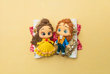 Load image into Gallery viewer, Love as old as Time 4 inch Layered Clay Bow