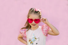 Load image into Gallery viewer, Hot Pink Heart Glasses