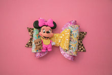 Load image into Gallery viewer, Baby Mouse 4.5 inch Maria Clay Bow