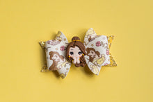 Load image into Gallery viewer, Red Rose Princess 3.5 inch Fancy Clay Bow