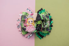 Load image into Gallery viewer, OOAK Defying Gravity 5 inch (12.7cm) Phoebe Clay Bow