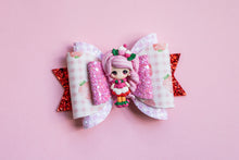 Load image into Gallery viewer, Strawberry Girl 4.5 inch Maria Clay Bow