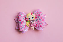 Load image into Gallery viewer, Valentine's Day Girl Version 2 Blonde 3.5 inch Maria Clay Bow