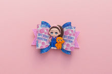 Load image into Gallery viewer, Icky Sticky Bubblegum 3.5inch (8.9cm) Maria Clay Bow