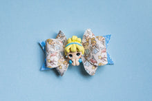 Load image into Gallery viewer, Glass Slipper Princess 3.5 inch Fancy Clay Bow