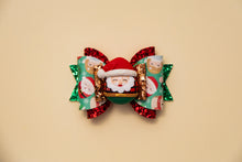 Load image into Gallery viewer, Squishmas Santa 3.5 inch Maria Clay Bow