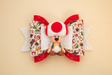 Load image into Gallery viewer, Super Toadstool 4.5 inch Maria Clay Bow