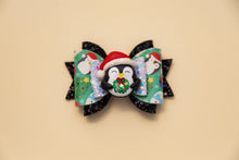 Load image into Gallery viewer, Squishmas Penguin 3.5 Maria Clay Bow