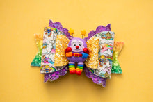 Load image into Gallery viewer, Cute Purple Sprite 3.5 inch Maria Clay Bow