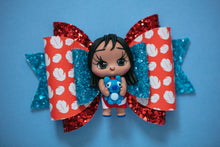 Load image into Gallery viewer, Island Girl with Alien Dog 4.5 inch Maria Clay Bow