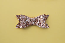 Load image into Gallery viewer, 3 inch Glitter Penny Bows Assorted Colours