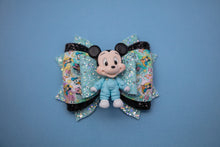 Load image into Gallery viewer, Baby Boy Mouse 4 inch Phoebe Clay Bow