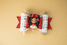 Load image into Gallery viewer, OOAK Mouse Ears Island Princess 4.5 inch Maria Clay Bow