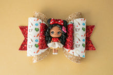 Load image into Gallery viewer, OOAK Mouse Ears Island Princess 4.5 inch Maria Clay Bow