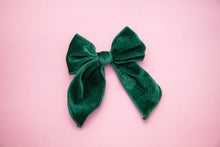 Load image into Gallery viewer, 5 inch Velvet Bows Assorted Colours