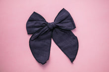 Load image into Gallery viewer, 5 inch Linen Bows Assorted Colours