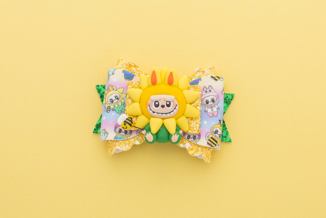 Cute Garden Monster 3.5inch (8.9cm) Maria Clay Bow
