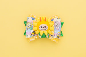 Cute Garden Monster 3.5inch (8.9cm) Maria Clay Bow