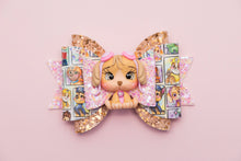 Load image into Gallery viewer, This Puppy&#39;s Gotta Fly 4.5 inch (11.4cm) Maria Clay Bow

