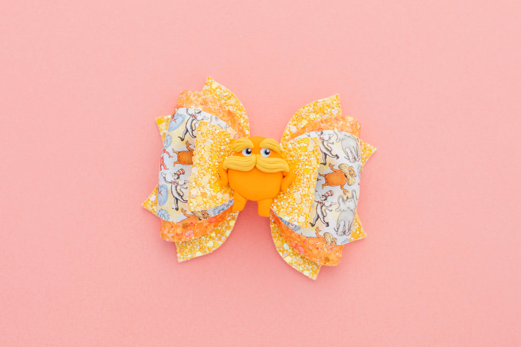 Orange Guy Book Dr 4inch (10cm) Phoebe Clay Bow