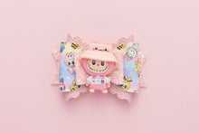 Load image into Gallery viewer, Cute Pink Monster 3.5inch (8.9cm) Maria Clay Bow
