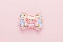Load image into Gallery viewer, Cute Pink Monster 3.5inch (8.9cm) Maria Clay Bow
