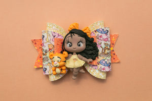 Bouncing Tiger Fashion Girl 4.5 inch Maria Clay Bow