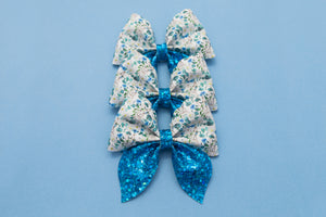 Bunny Garden 4 inch Scalloped Sailor Bow