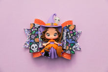 Load image into Gallery viewer, Cute Witch 4.5 inch Maria Clay Bow
