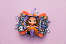 Load image into Gallery viewer, Cute Witch 4.5 inch Maria Clay Bow
