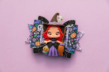 Load image into Gallery viewer, Cute Witch 4.5 inch Maria Clay Bow
