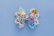 Load image into Gallery viewer, OOAK  75th Anniversary Glass Slipper Princess 4.5inch (11.4cm) Signature Clay Bow
