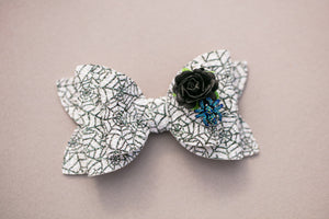 Halloween Imogen Embellished Bow