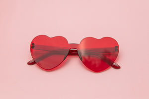 Red Heart Glasses