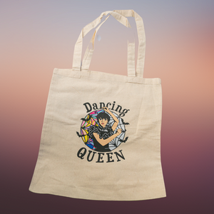 RTS Dancing Queen Calico Long Handle Bag