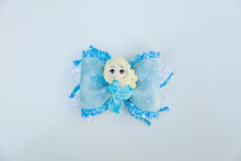 Load image into Gallery viewer, OOAK Mermaid Princesses: 14 Princess Designs 4 inch Vintage Scallop Clay Bow
