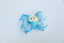 Load image into Gallery viewer, OOAK Mermaid Princesses: 14 Princess Designs 4 inch Vintage Scallop Clay Bow
