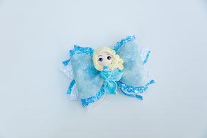 OOAK Mermaid Princesses: 14 Princess Designs 4 inch Vintage Scallop Clay Bow