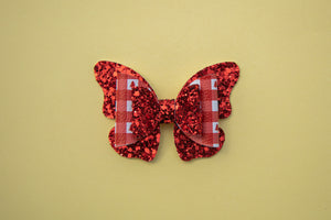 Assorted Christmas Butterfly 3.5 inch