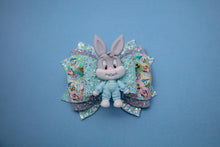 Load image into Gallery viewer, Baby Boy Bunny 4 inch Phoebe Clay Bow
