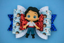 Load image into Gallery viewer, Prince Eric 4.5 inch Maria Clay Bow
