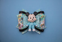 Load image into Gallery viewer, Baby Boy Mouse 4 inch Phoebe Clay Bow
