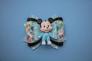 Baby Boy Mouse 4 inch Phoebe Clay Bow